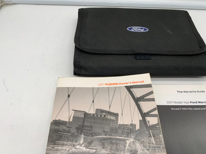 2017 Ford Fusion Owners Manual Set with Case OEM D01B50049