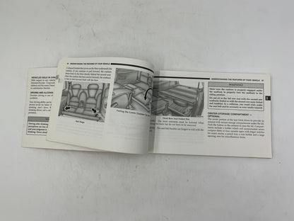 2002 Dodge Durango Owners Manual OEM A01B52034