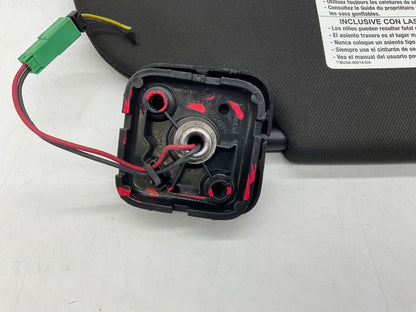 2013-2019 Ford Taurus Driver Sun Visor Charcoal Illuminated OEM E02B16084