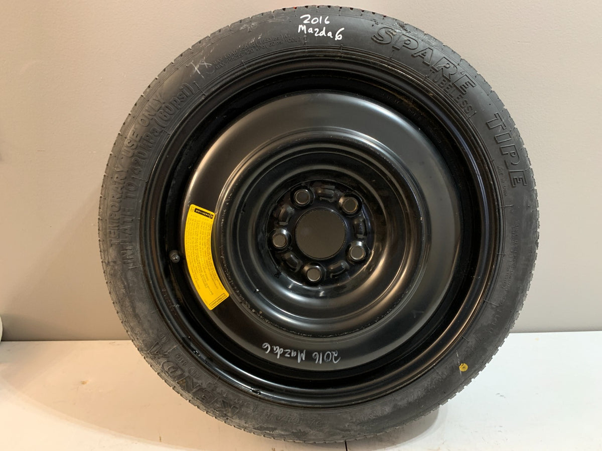 2014-2016 Mazda 6 Mazda6 16" Spare Tire Wheel Compact Donut T125/70R17