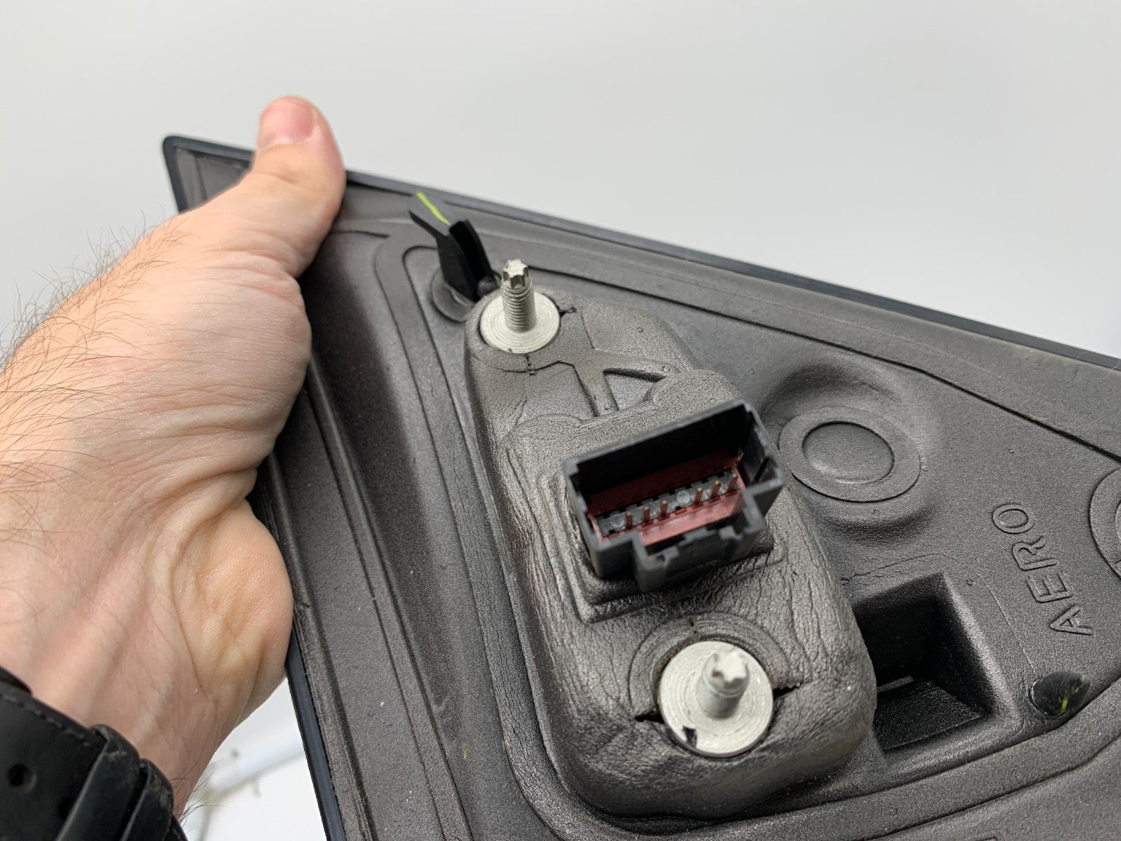 2011-2014 Ford Edge Driver Side View Power Door Mirror White OEM