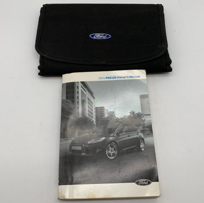 2014 Ford Focus Owners Manual with Case OEM B04B20011