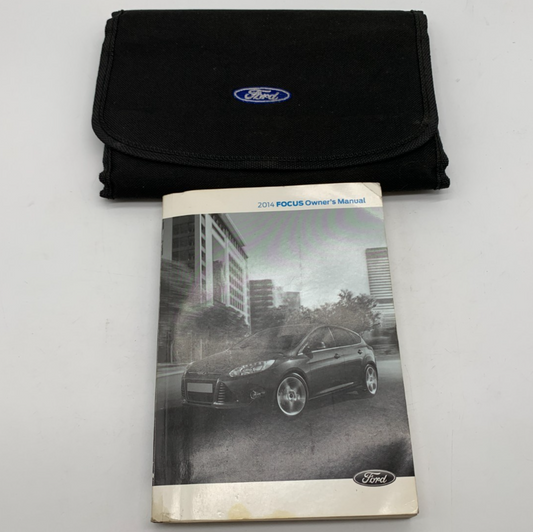 2014 Ford Focus Owners Manual with Case OEM B04B20011