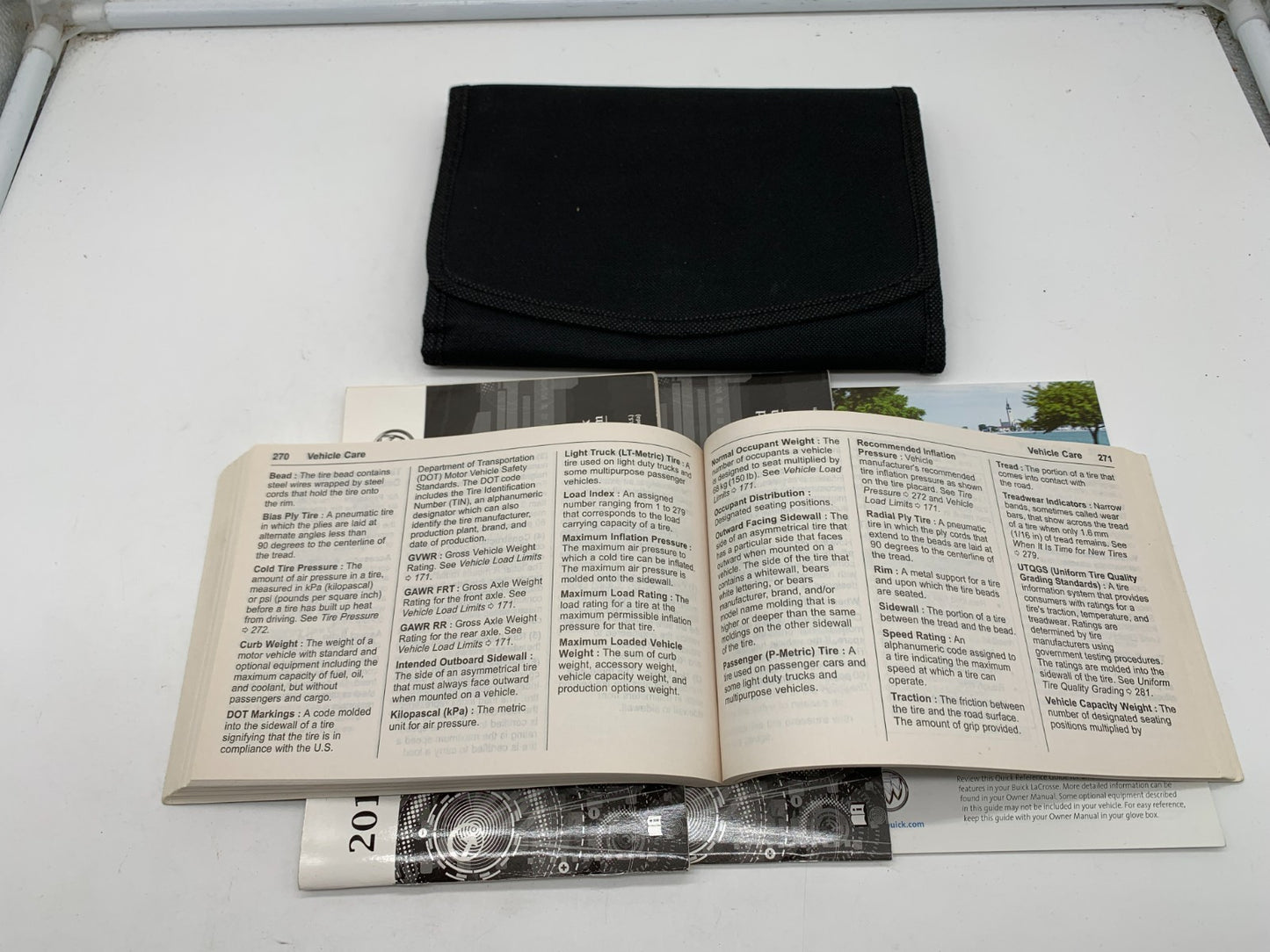 2016 Buick Lacrosse Owners Manual Set with Case OEM