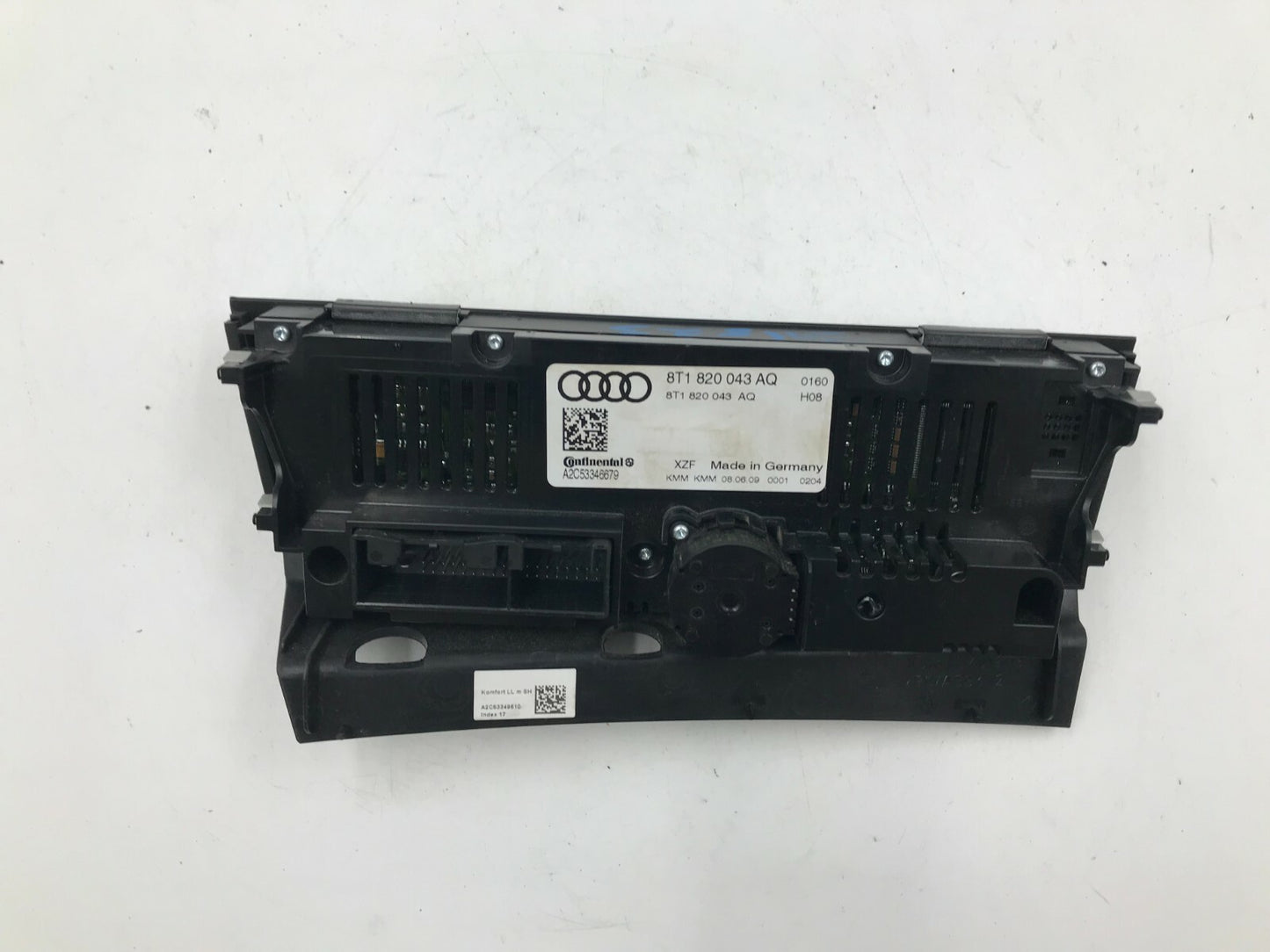 2010-2013 Audi A5 AC Heater Climate Control Unit OEM E01B54010