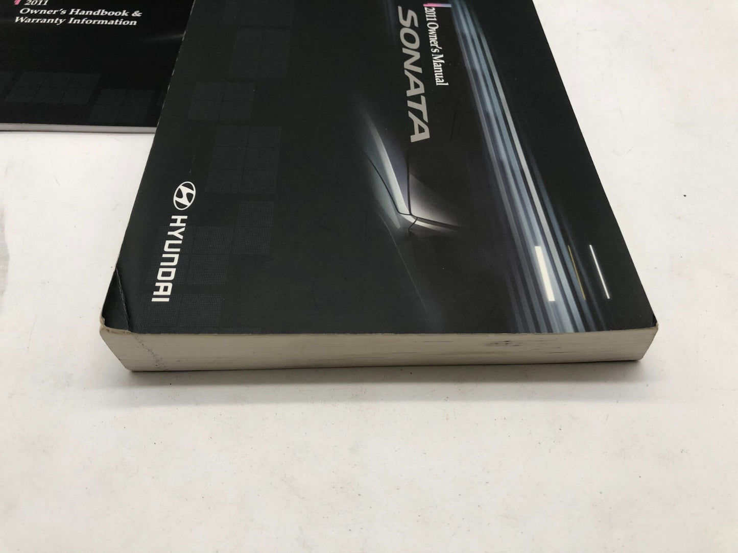 2011 Hyundai Sonata Owners Manual Set with Case OEM A02B03033