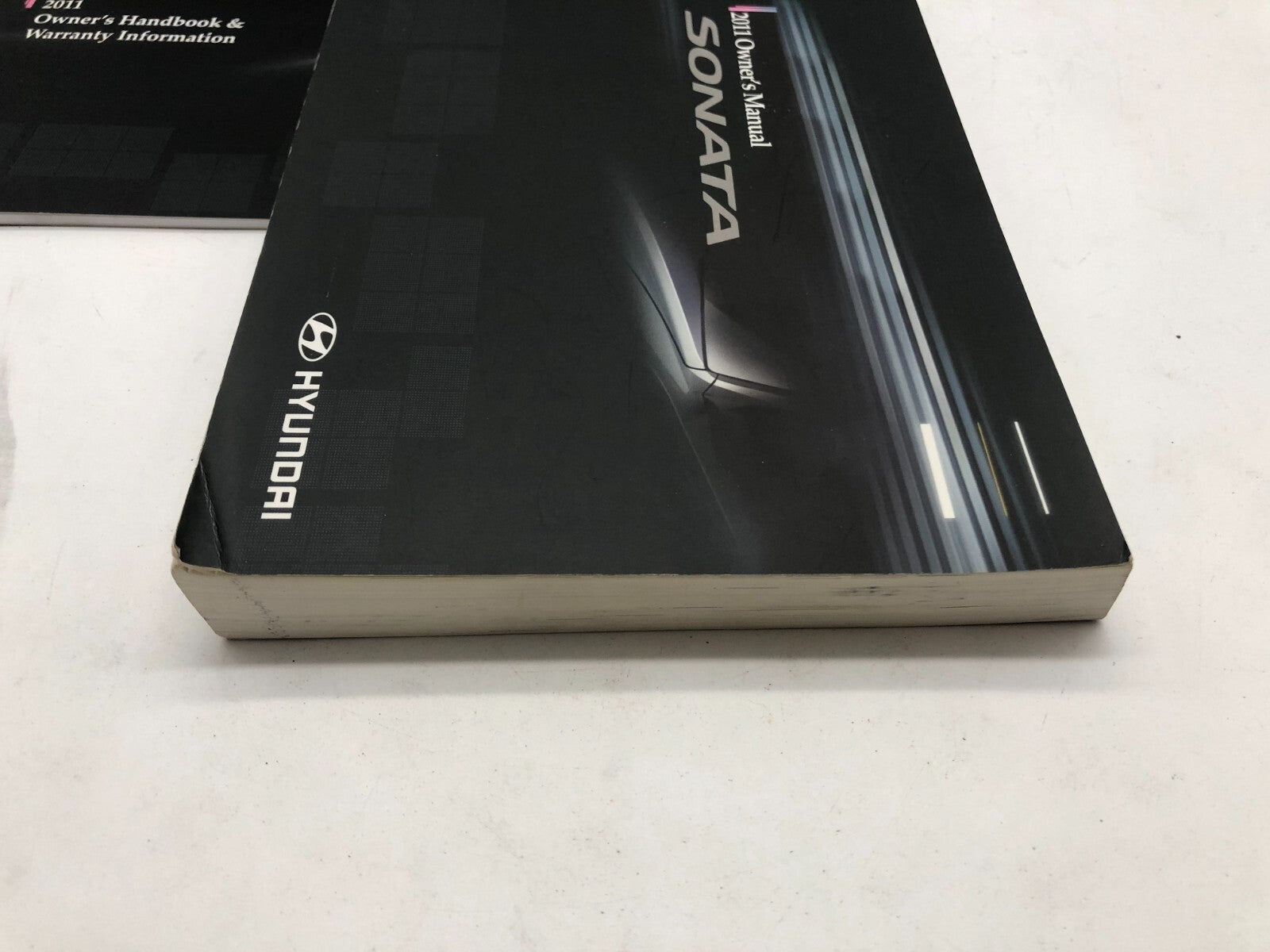 2011 Hyundai Sonata Owners Manual Set with Case OEM A02B03033