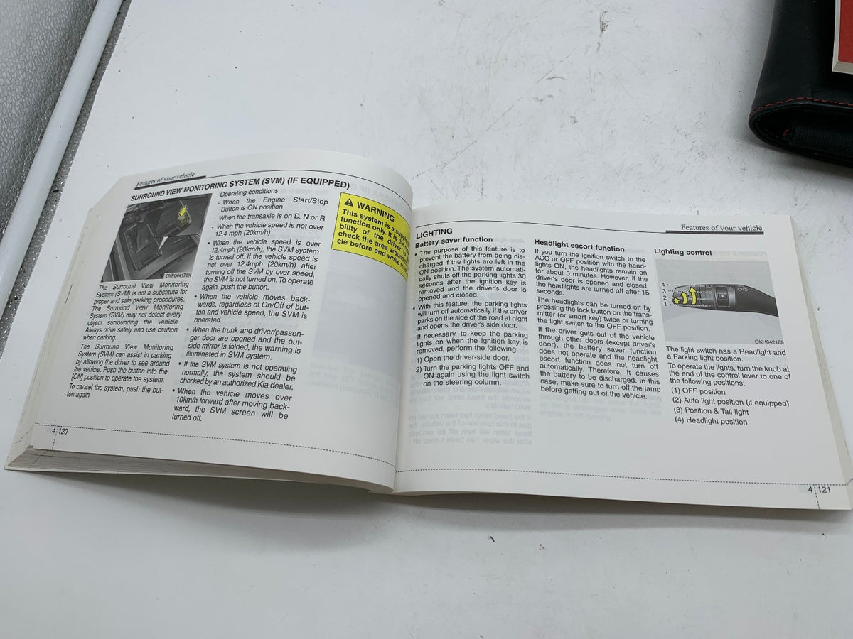 2015 Kia Sedona Owners Manual Set with Case OEM R01B01015