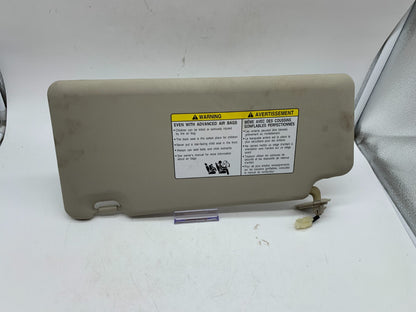 2008-2015 Nissan Rogue Passenger Visor Sunvisor Beige Illumination OEM A01B50003