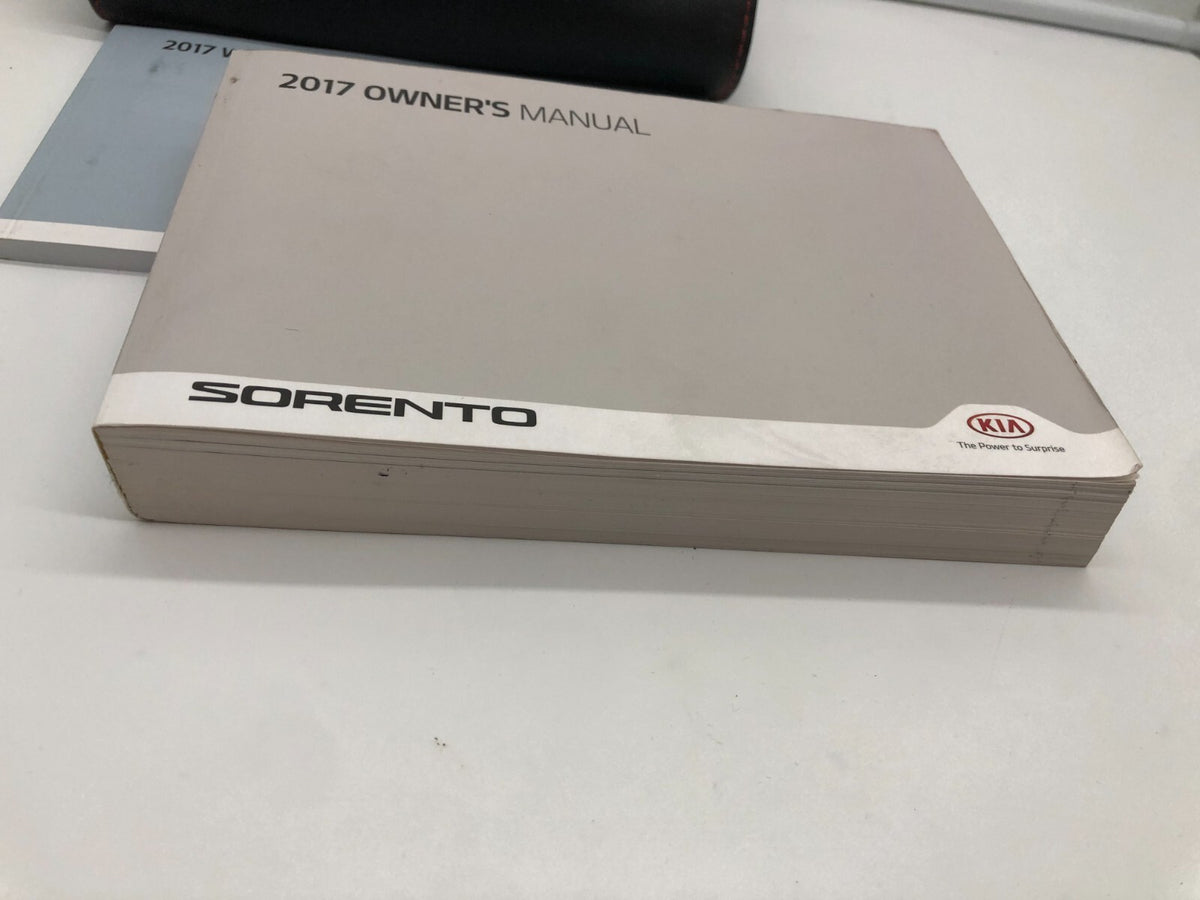 2018 Kia Sorento Owners Manual Set with Case OEM