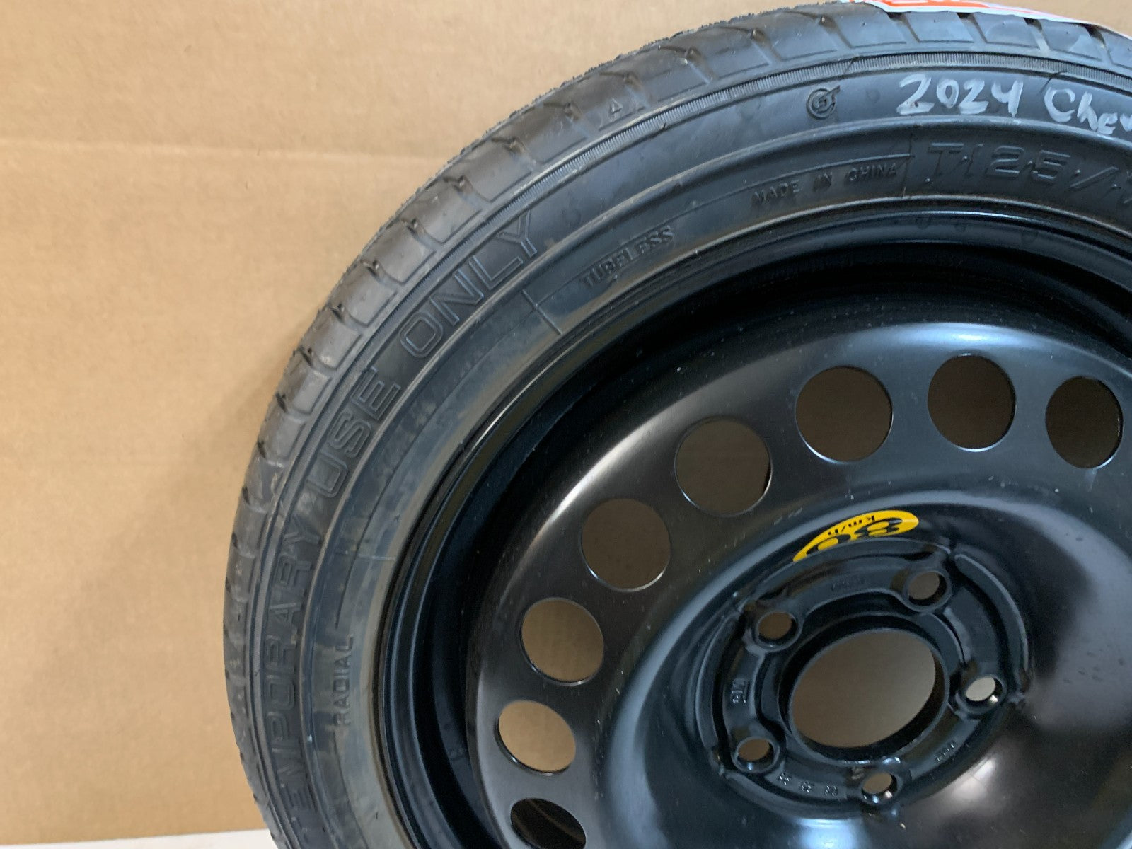 2024-2026 Chevrolet Trailblazer 16" Spare Tire w/Jack Kit Donut T125/70R16