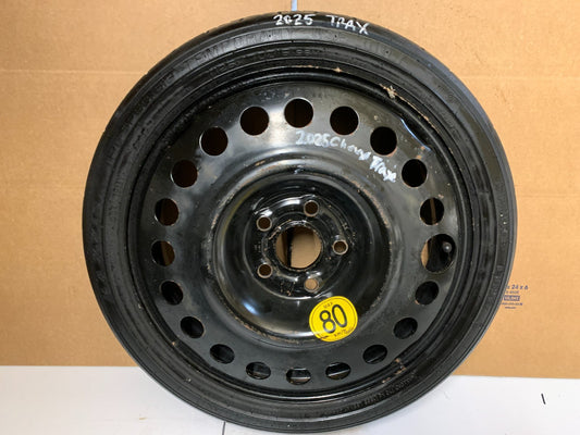 2024-2025 Chevrolet Trax 16" Spare Tire Wheel Compact Donut T125/70D16 96M
