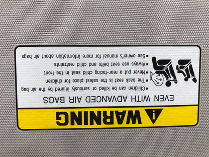 2013-2019 Hyundai Santa Fe Driver Sun Visor Gray OEM A02B04001