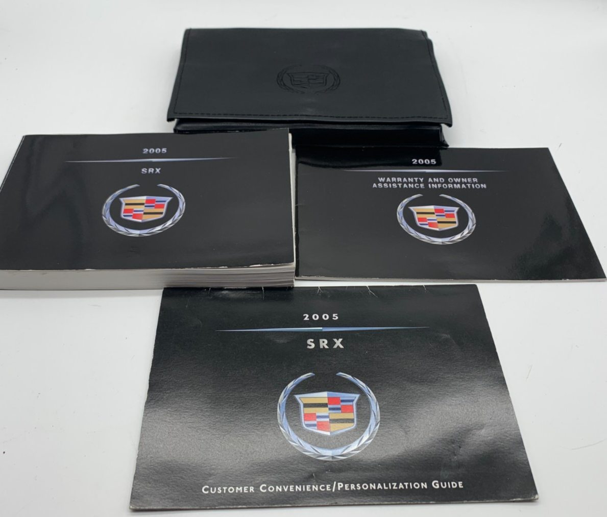 2005 Cadillac SRX Owners Manual Set with Case OEM A01B05018