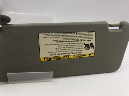 2006-2011 Chevrolet Aveo Passenger Sun Visor Gray OEM B03B07043