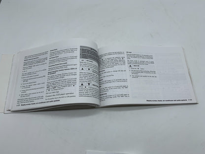 2005 Nissan Altima Owners Manual OEM C03B66006