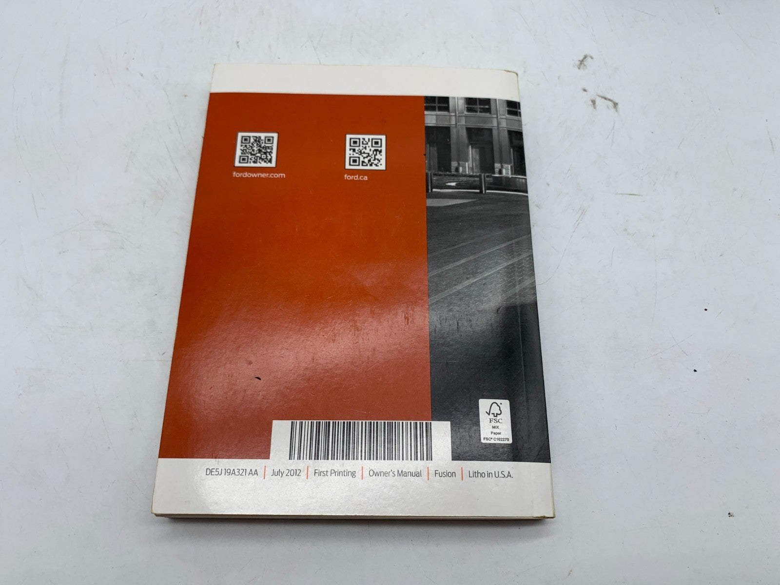 2013 Ford Fusion Owners Manual Set with Case OEM C03B28008