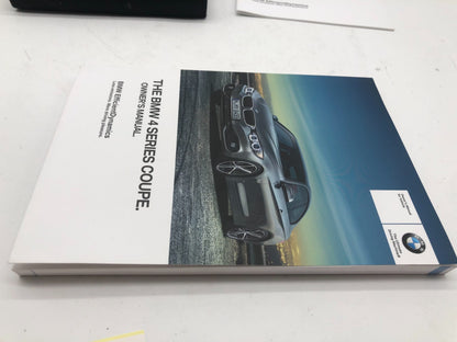2016 BMW 4 Series Sedan Owners Manual Set with Case OEM C01B07009