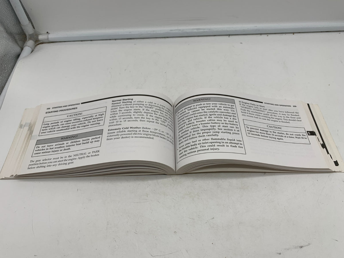 2006 Chrysler Pacifica Owners Manual with Case OEM A01B01010