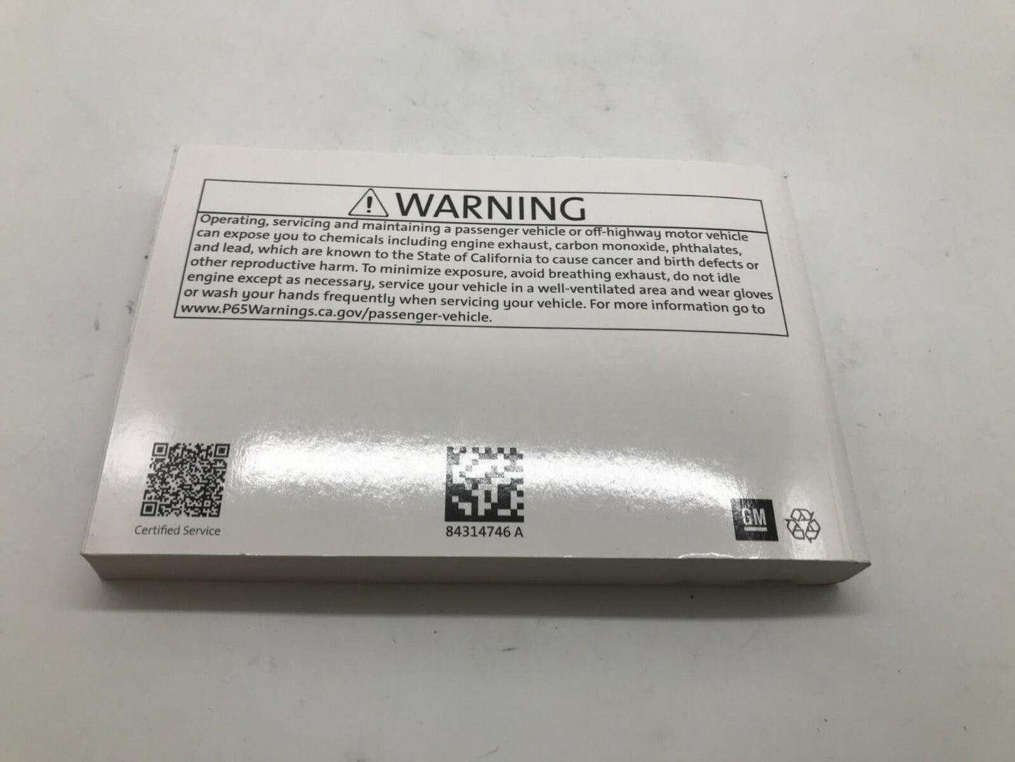 2020 GMC Terrain Terrain Denali Owners Manual OEM D01B56058