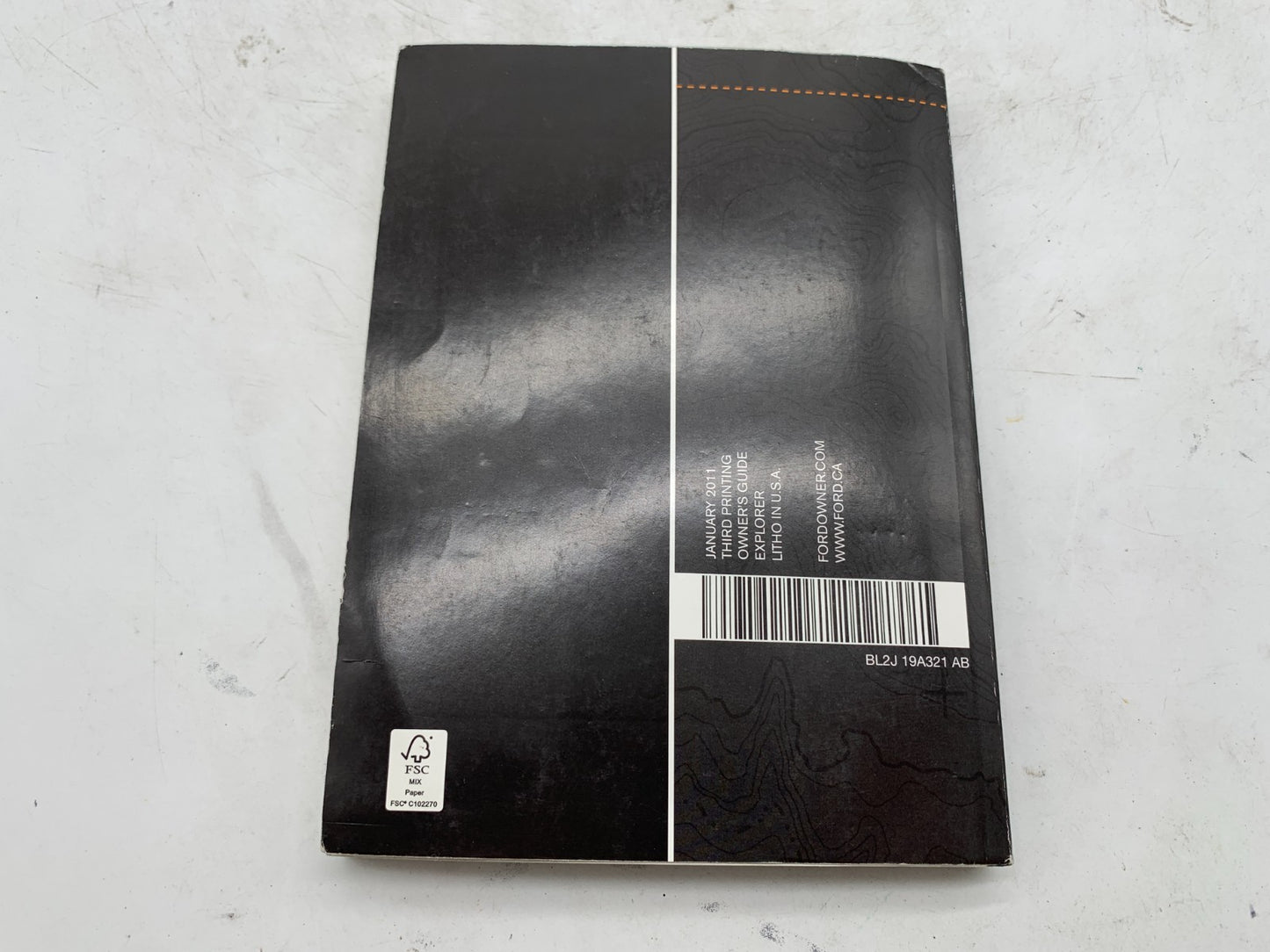 2011 Ford Explorer Owners Manual Set with Case OEM A03B14055