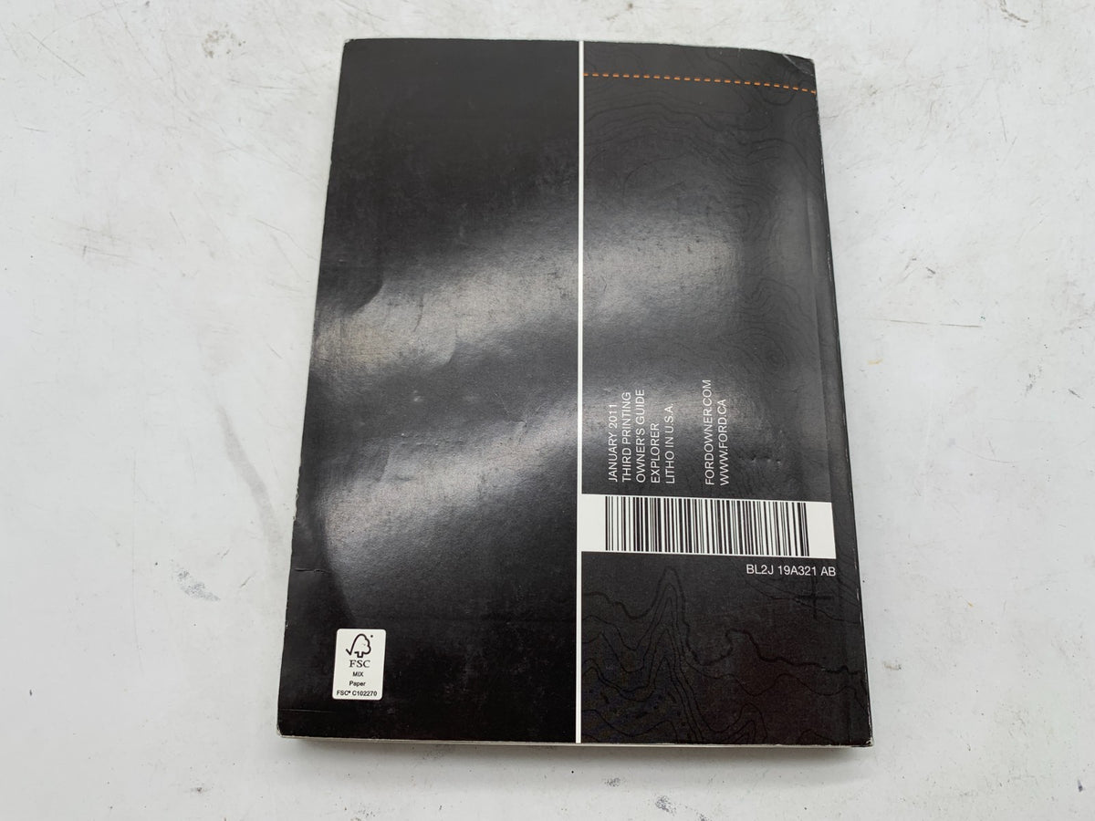 2011 Ford Explorer Owners Manual Set with Case OEM A03B14055