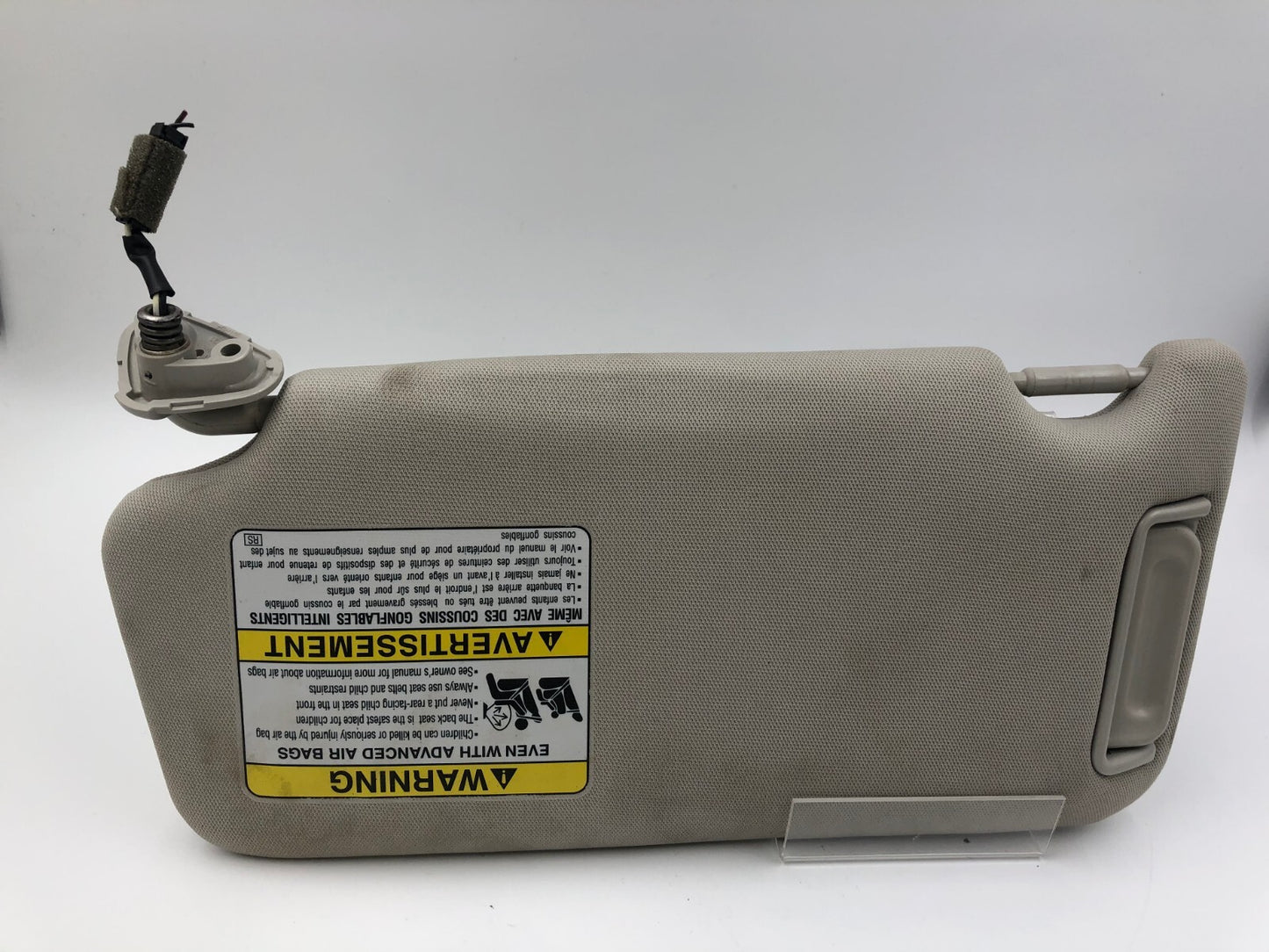 2010-2014 Subaru Legacy Passenger Sun Visor Gray Illuminated OEM B04B07048