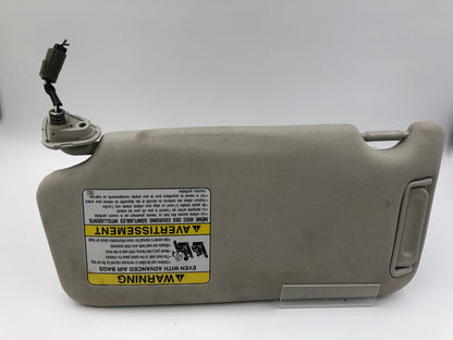 2010-2014 Subaru Legacy Passenger Sun Visor Gray Illuminated OEM B04B07048