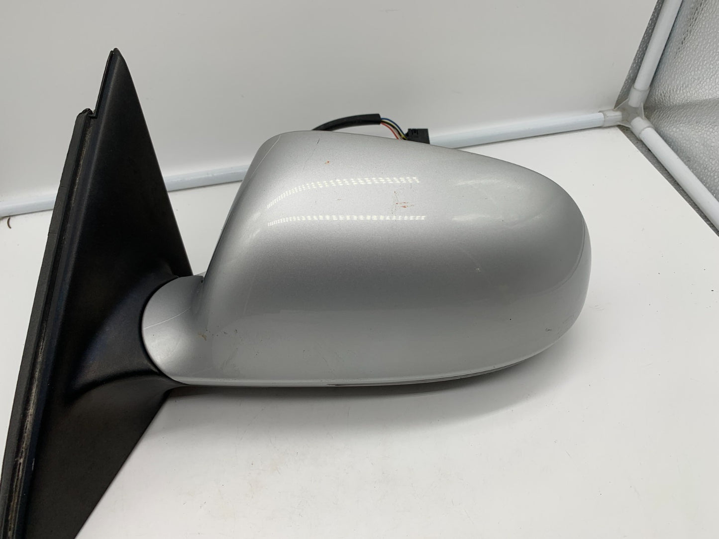 2009 Audi A4 Driver Side View Power Door Mirror Silver OEM