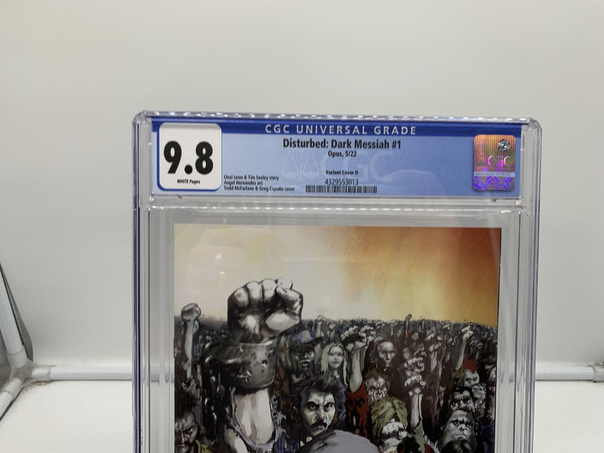 Disturbed Dark Messiah #1 CGC 9.8 Todd McFarlane Greg Capullo Cover