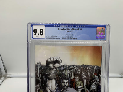 Disturbed Dark Messiah #1 CGC 9.8 Todd McFarlane Greg Capullo Cover