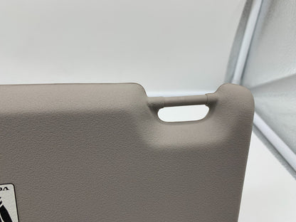 2007-2011 Volvo S40 Passenger Sun Visor Sunvisor Gray Illumination OEM A04B01009