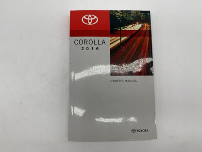 2016 Toyota Corolla Owners Manual Set OEM D01B66014