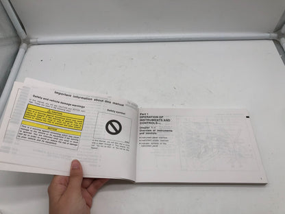 1999 Toyota Corolla Owners Manual OEM A02B21004