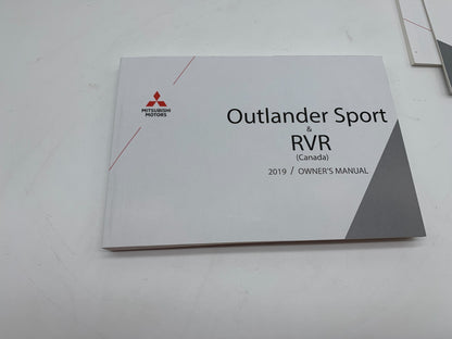 2019 Mitsubishi Outlander Sport & RVR Owners Manual Set OEM B01B23007
