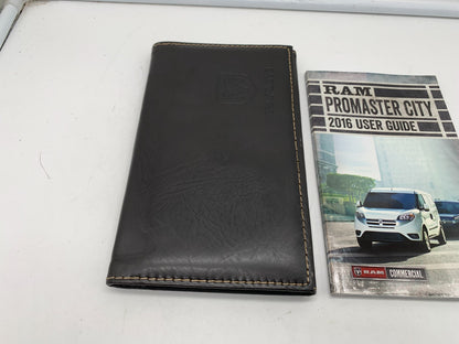 2016 Ram Promaster City Owners Manual with Case OEM