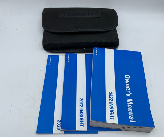 2022 Honda Insight Owners Manual Set with Case OEM D03B39006
