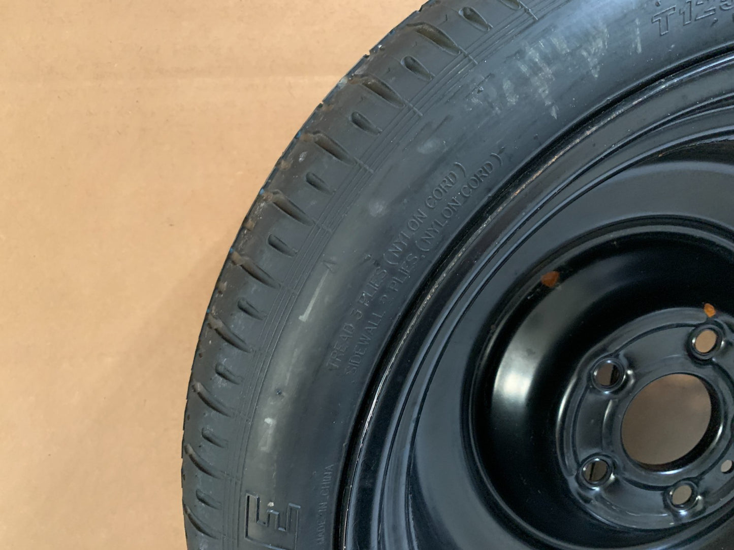 2014-2018 Mazda 3 Mazda3 16" Spare Tire Compact Donut T125/70D16
