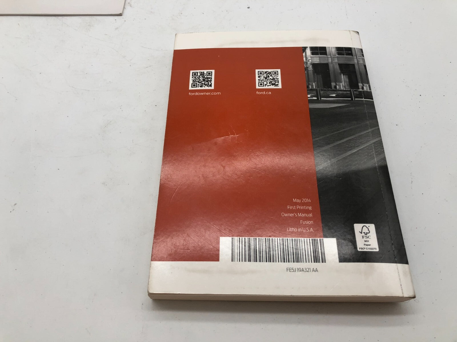 2015 Ford Fusion Owners Manual Set with Case OEM C02B46011