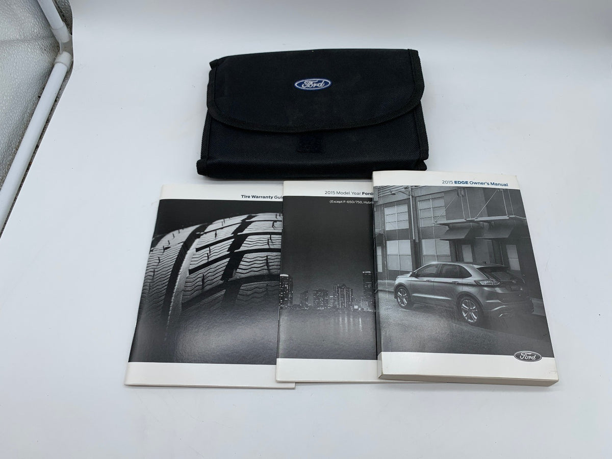 2015 Ford Edge Owners Manual Set with Case OEM R01B09041