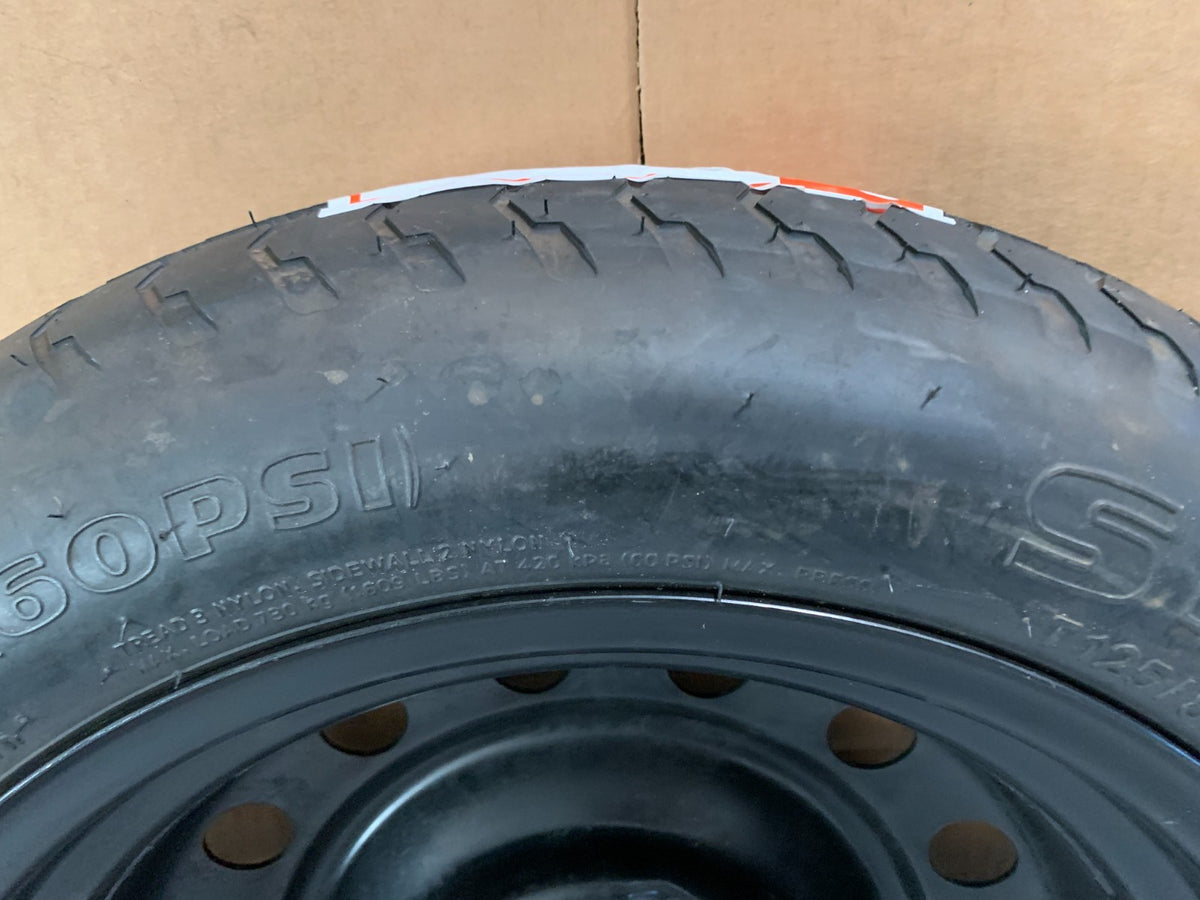 2019-2023 Hyundai Kona 16" Spare Tire Wheel Compact Donut T125/80D16