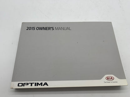 2015 Kia Optima Owners Manual Set with Case OEM R01B23019