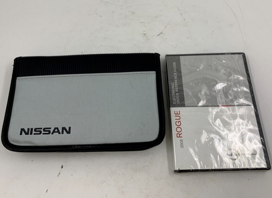 2008 Nissan Rogue Owners Manual Case & DVD Only OEM A01B17087