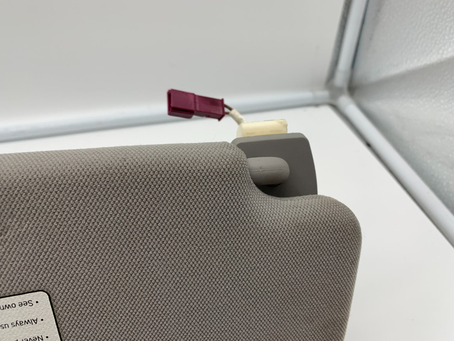 2009-2015 BMW 750i Driver Sun Visor Illuminated Gray OEM C02B28005