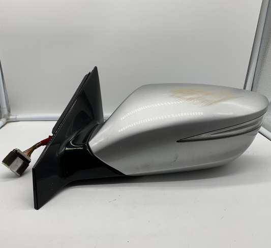 2012-2013 Hyundai Azera Driver Side View Power Door Mirror Silver OEM B04B23026