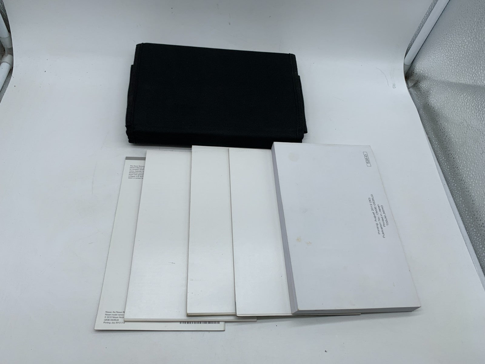 2013 Nissan Rogue Owners Manual Set with Case OEM A04B10029