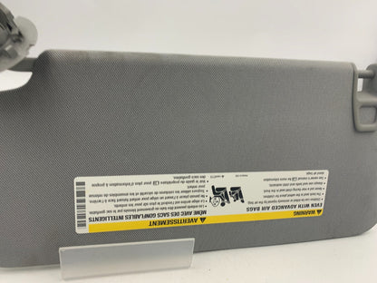 2017-2020 Chevrolet Trax Passenger Sun Visor Gray OEM C01B38062
