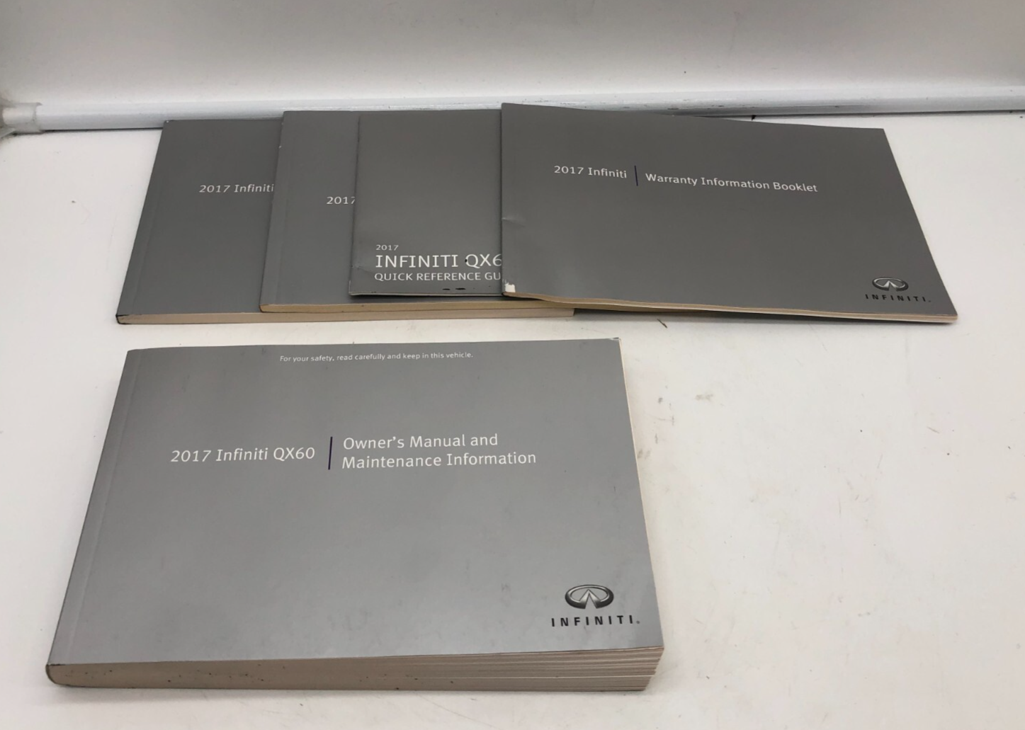 2017 Infiniti QX60 QX 60 Owners Manual Set OEM A03B29008