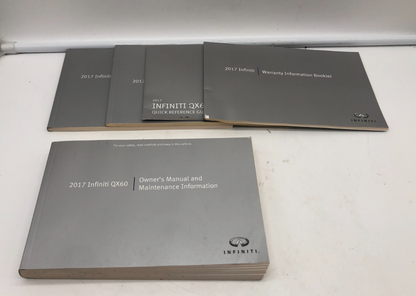 2017 Infiniti QX60 QX 60 Owners Manual Set OEM A03B29008