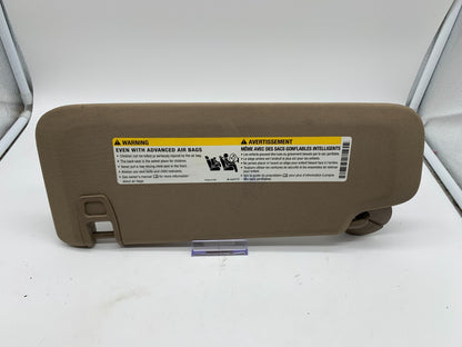 2004-2012 Chevrolet Malibu Passenger Sun Visor Brown OEM B02B27015